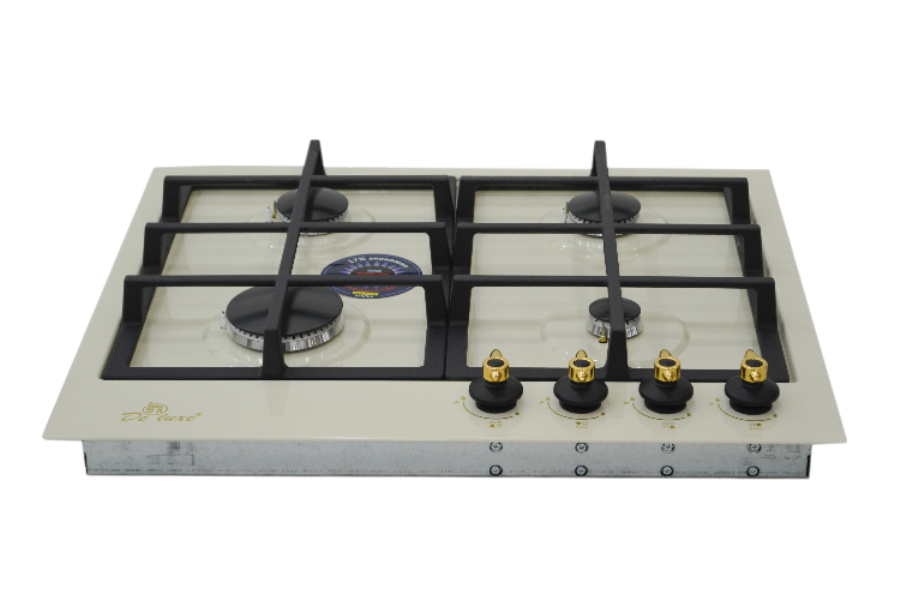 DELUXE Ներկառուցվող էլ․ գազօջախ TG4-750231F-078  beige R.