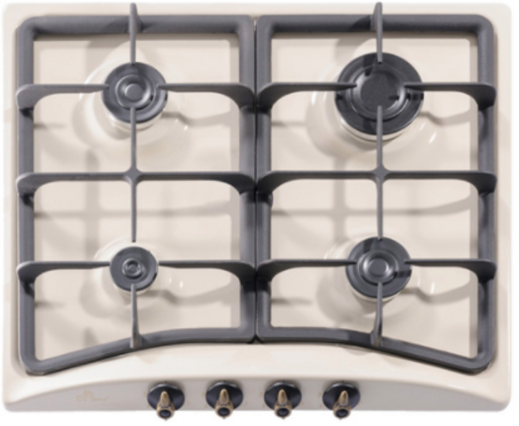 DELUXE Ներկառուցվող էլ․ գազօջախ 5840.00gmv-058  beige R.